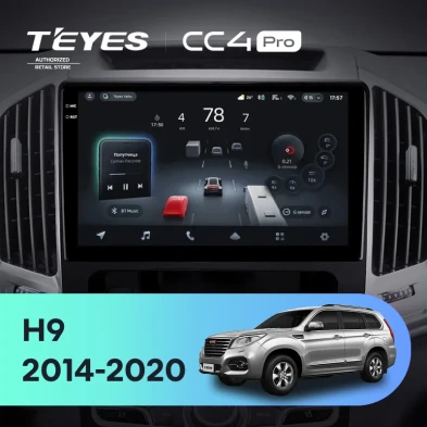 Штатная магнитола Teyes CC4 Pro 8/128 Haval H9 (2014-2020)
