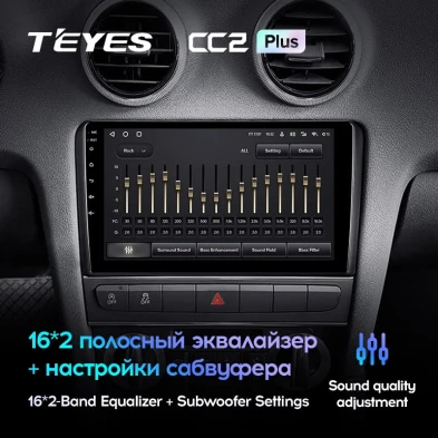 Штатная магнитола Teyes CC2 Plus 4/32 Audi RS3 1 (2011-2012)