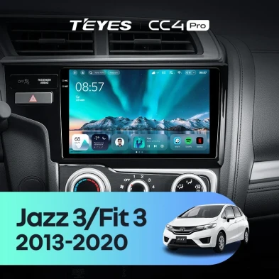 Штатная магнитола Teyes CC4 Pro 12/256 Honda Jazz 3 (2015-2020) Тип-B