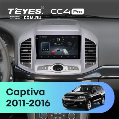 Штатная магнитола Teyes CC4 Pro 12/256 Chevrolet Captiva 1 C140 (2011-2016) F2