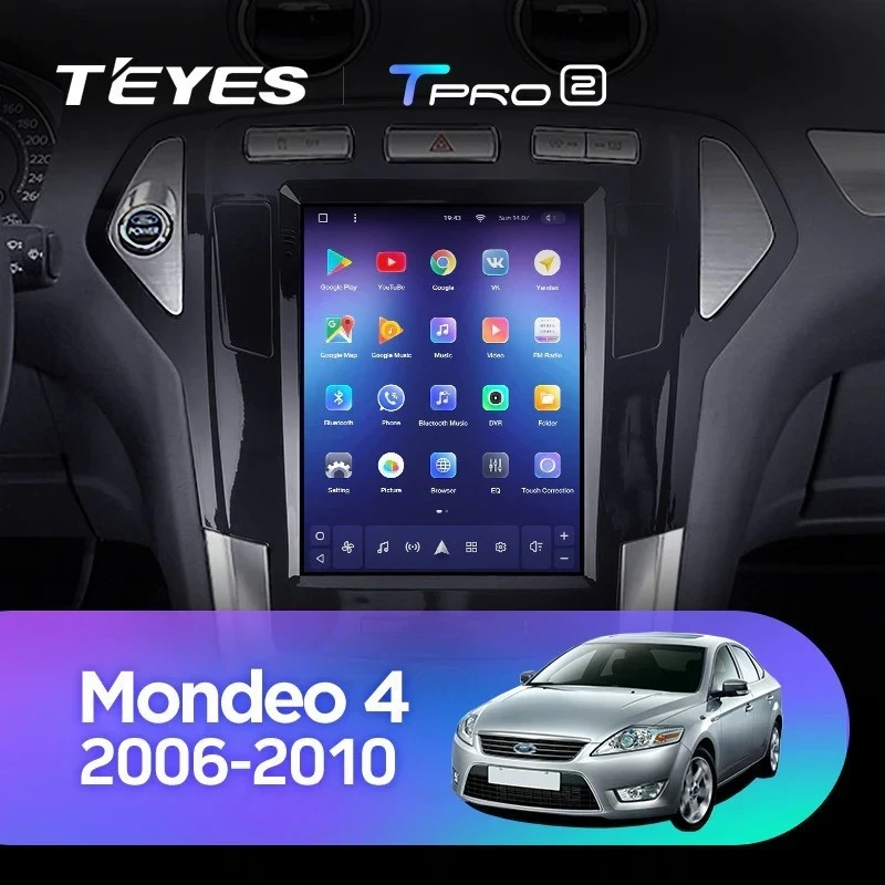 Штатная магнитола Tesla style Teyes TPRO 2 6/128 Ford Mondeo 4 (2006-2010)
