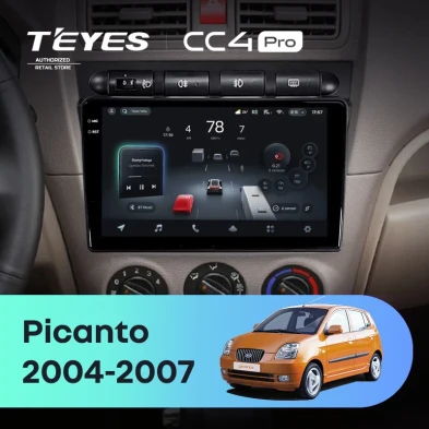 Штатная магнитола Teyes CC4 Pro 8/128 Kia Picanto SA Morning (2004-2007)