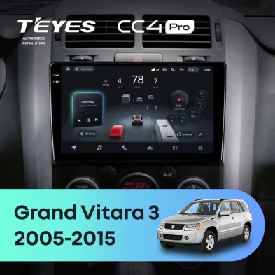Штатная магнитола Teyes CC4 Pro 12/256 Suzuki Grand Vitara 3 (2005-2015)