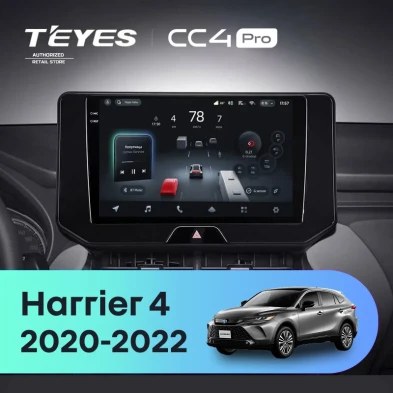 Штатная магнитола Teyes CC4 Pro 8/128 Toyota Harrier 4 XU80 (2020-2022)