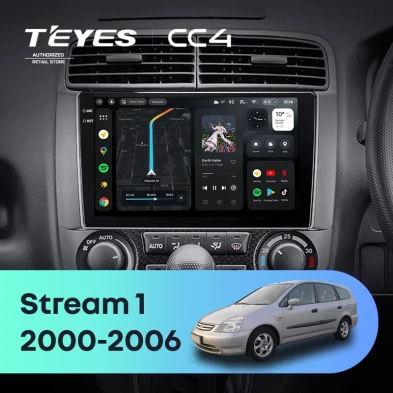 Штатная магнитола Teyes CC4 6/64 Honda Stream 1 (2000-2006) F1