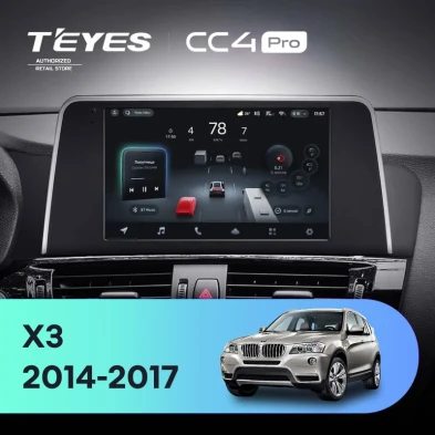 Штатная магнитола Teyes CC4 Pro 8/128 BMW X3 F25 NBT (2014-2017)