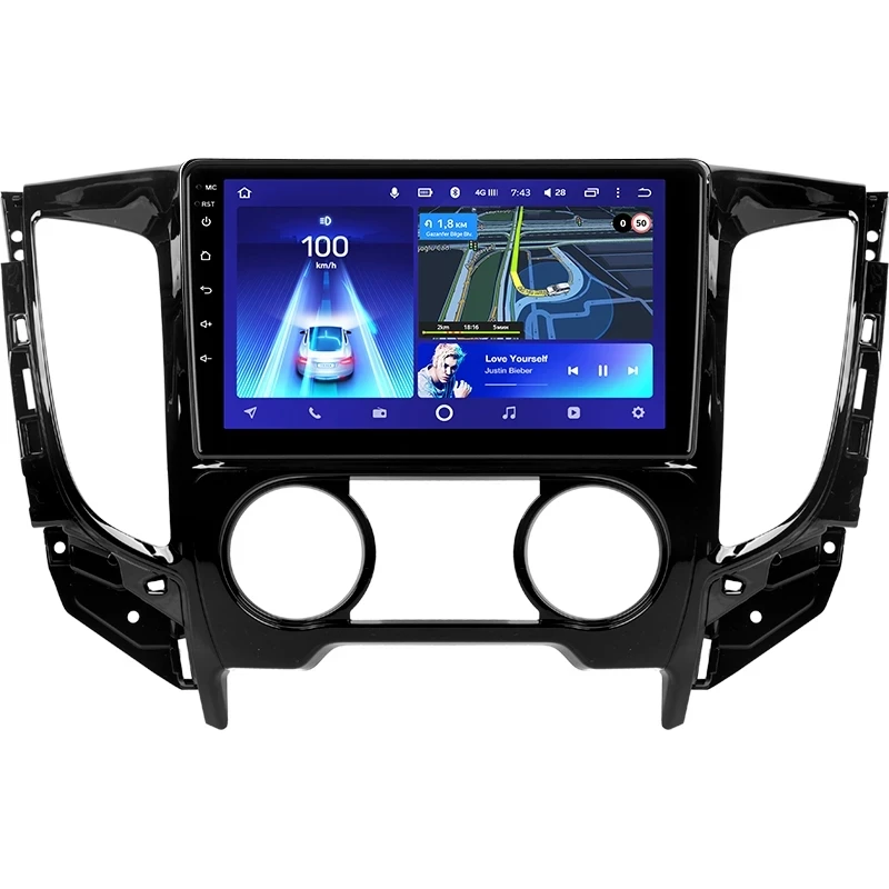 Переходная рамка Mitsubishi L200 (2015-2019) кондиционер (9")