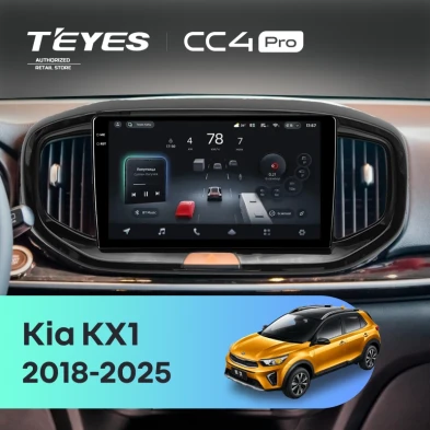 Штатная магнитола Teyes CC4 Pro 8/128 Kia KX1 (2018-2026)