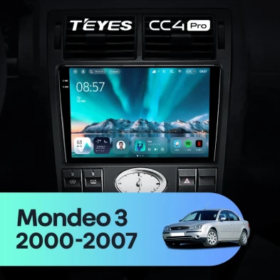 Штатная магнитола Teyes CC4 Pro 12/256 Ford Mondeo 3 (2000-2007) F1