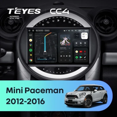 Штатная магнитола Teyes CC4 8/128 Mini Paceman (R61) (2012-2016) F2