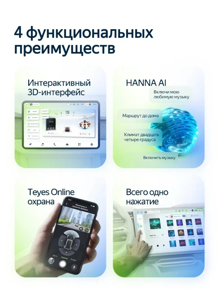 Штатная магнитола Teyes CC4L 4/64 Hyundai H350 (2015-2021)