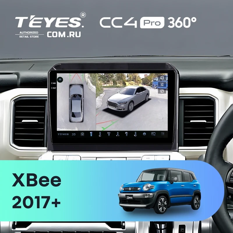 Штатная магнитола Teyes CC4 Pro 360 8/128 Suzuki XBee (2017-2025) Тип-B