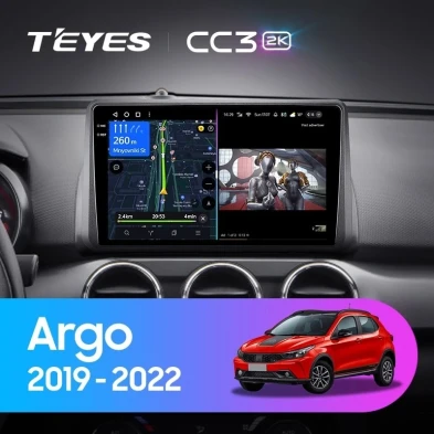 Штатная магнитола Teyes CC3 2K 6/128 Fiat Argo (2019-2022)