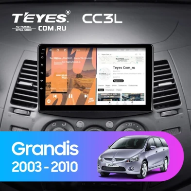 Штатная магнитола Teyes CC3L 4/32 Mitsubishi Grandis 1 (2003-2010) F1