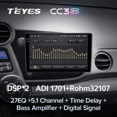 Штатная магнитола Teyes CC3 2K 4/32 Honda Insight 2 LHD (2009-2014)