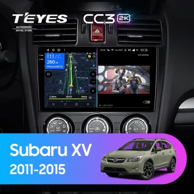 Штатная магнитола Teyes CC3 2K 360 6/128 Subaru XV (2011-2015) Тип-A