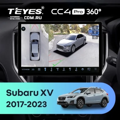 Штатная магнитола Teyes CC4 Pro 360 8/128 Subaru XV (2017-2023) (13")