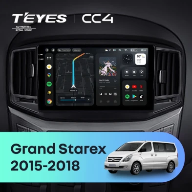 Штатная магнитола Teyes CC4 6/64 Hyundai Grand Starex (2015-2018) F2