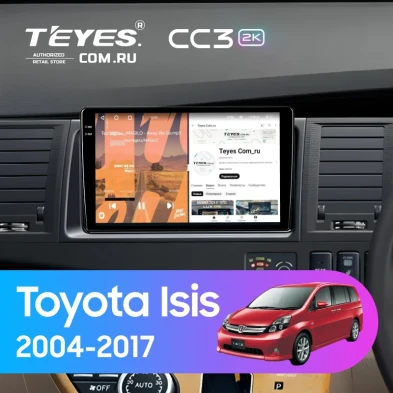 Штатная магнитола Teyes CC3 2K 6/128 Toyota Isis (2004-2017)