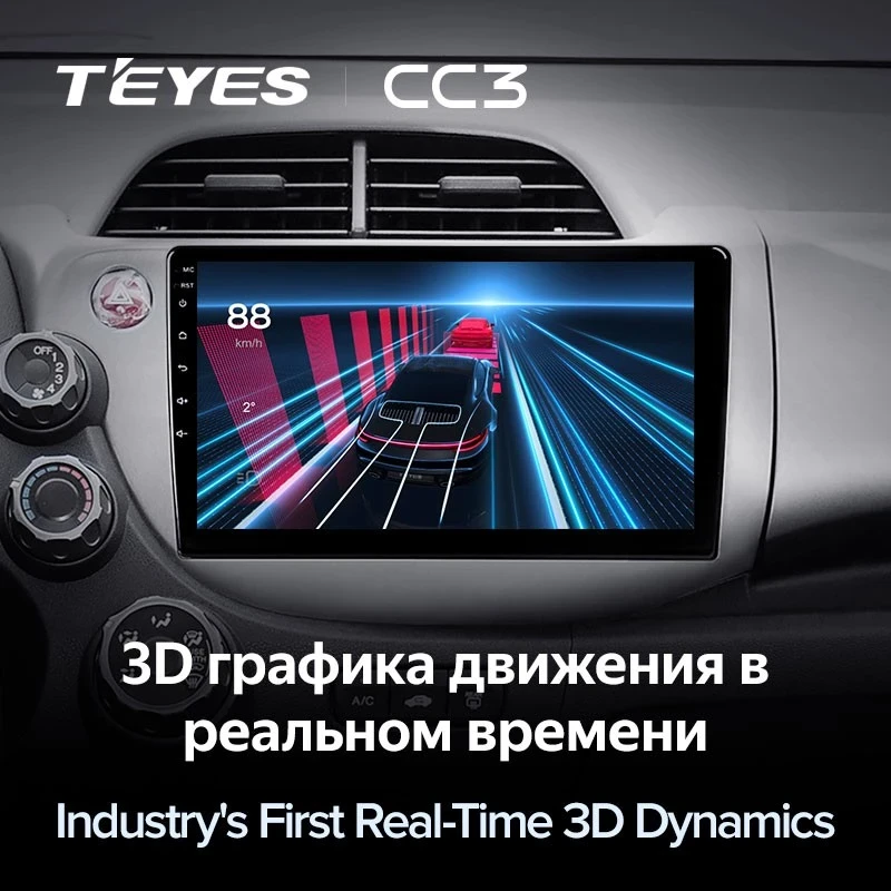 Штатная магнитола Teyes CC3 4/32 Honda Jazz 2 (2007-2014)