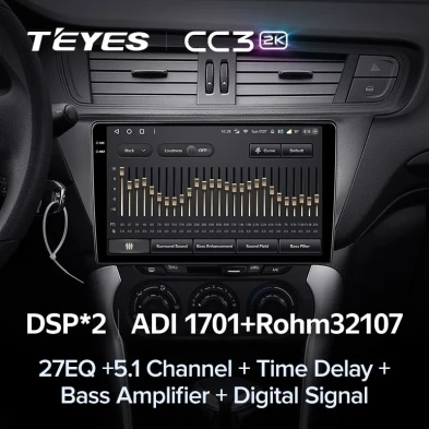Штатная магнитола Teyes CC3 2K 4/32 Citroen C3-XR (2010-2018) F2