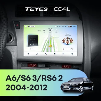 Штатная магнитола Teyes CC4L 6/64 Audi A6 C6 (2004-2011)