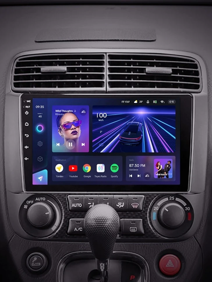 Штатная магнитола Teyes CC3 4/32 Honda Stream 1 (2000-2006) F1