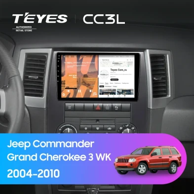 Штатная магнитола Teyes CC3L 4/32 Jeep Grand Cherokee 3 WK (2004-2010)