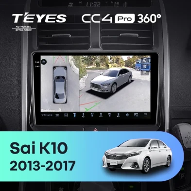 Штатная магнитола Teyes CC4 Pro 360 12/256 Toyota Sai K10 (2013-2017)