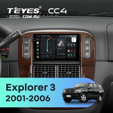 Штатная магнитола Teyes CC4 6/64 Ford Explorer 3 (2001-2006)