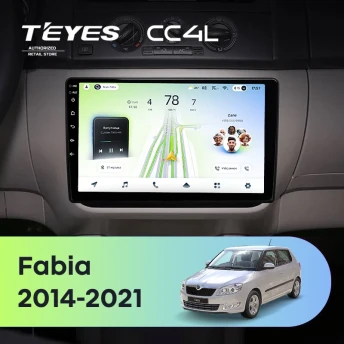 Штатная магнитола Teyes CC4L 6/64 Skoda Fabia (2014-2021)