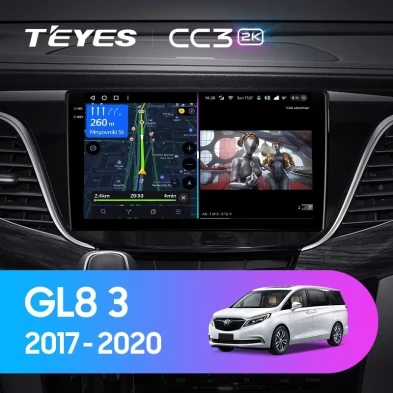 Штатная магнитола Teyes CC3 2K 360 6/128 Buick GL8 3 (2017-2020)