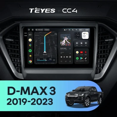 Штатная магнитола Teyes CC4 8/128 lsuzu D-MAX 3 RG (2019-2023)