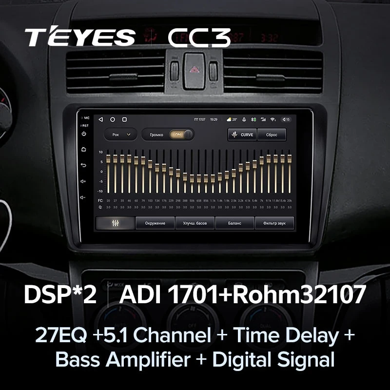 Штатная магнитола Teyes CC3 6/128 Mazda 6 2 GH (2007-2012)