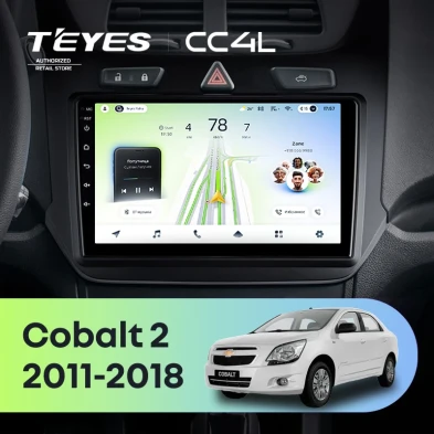 Штатная магнитола Teyes CC4L 6/64 Chevrolet Cobalt 2 (2011-2018)
