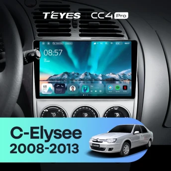 Штатная магнитола Teyes CC4 Pro 12/256 Citroen C-Elysee (2008-2013)
