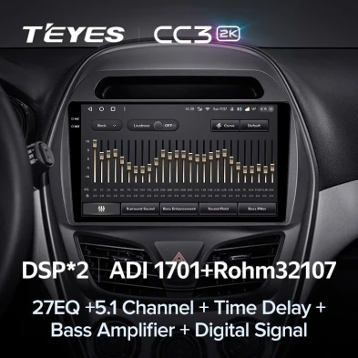 Штатная магнитола Teyes CC3 2K 6/128 Chevrolet Spark Beat (2015-2018) F2
