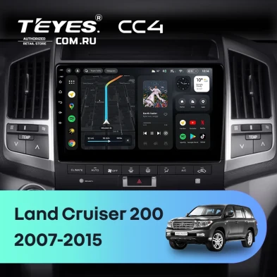 Штатная магнитола Teyes CC4 6/64 Toyota Land Cruiser 11 200 (2007-2015) F3 Тип-B