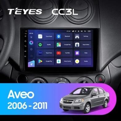 Штатная магнитола Teyes CC3L 4/32 Chevrolet Aveo (2006-2011)