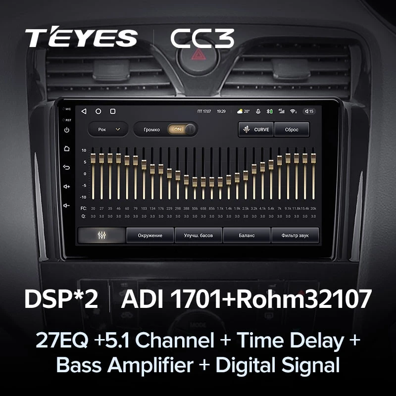 Штатная магнитола Teyes CC3 4/32 Nissan Serena 4 C26 (2010-2016)