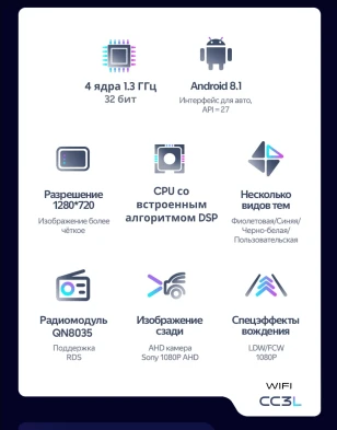 Штатная магнитола Teyes CC3L WiFi 2/32 Opel Vivaro A (2006-2014) Тип-B