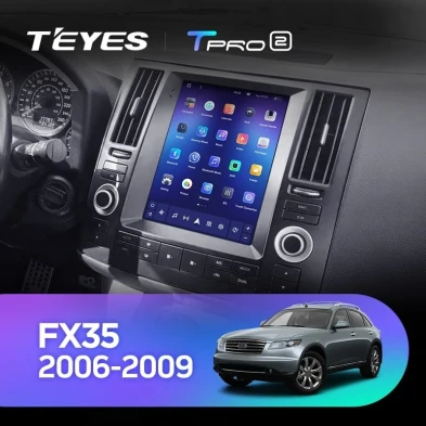 Штатная магнитола Tesla style Teyes TPRO 2 4/64 Infiniti Fx35 (2006-2009)