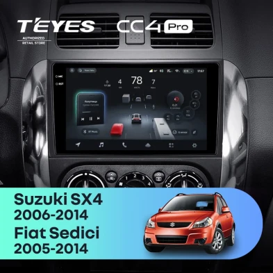 Штатная магнитола Teyes CC4 Pro 8/128 Suzuki SX4 1 (2006-2014)