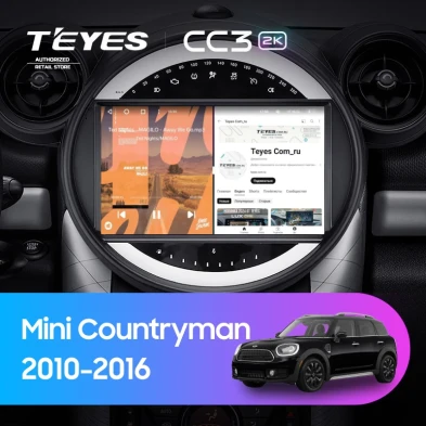 Штатная магнитола Teyes CC3 2K 360 6/128 Mini Countryman (R60) (2010-2016) F2