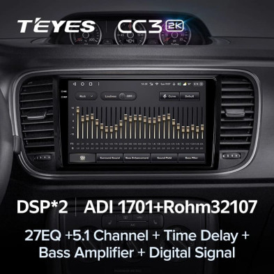 Штатная магнитола Teyes CC3 2K 4/64 Volkswagen Beetle A5 (2011-2019) (10 inch Universal)