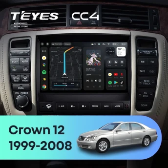 Штатная магнитола Teyes CC4 6/64 Toyota Crown 12 S180 (1999-2008)