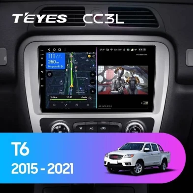 Штатная магнитола Teyes CC3L 4/64 JAC T6 (2015-2021)