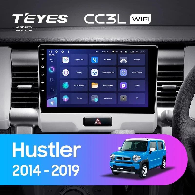 Штатная магнитола Teyes CC3L WiFi 2/32 Suzuki Hustler (2014-2019)