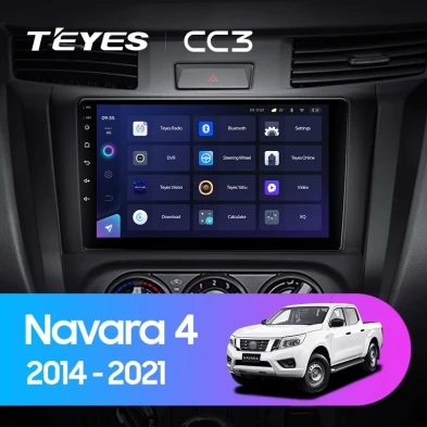 Штатная магнитола Teyes CC3 4/32 Nissan Navara D23 IV (2014-2021) Тип-A