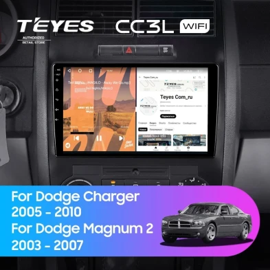 Штатная магнитола Teyes CC3L WiFi 2/32 Dodge Charger 6 LX (2005-2010)